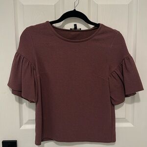 Express flutter sleeve top